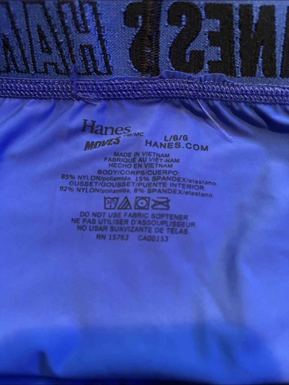 Hanes 3 Pack Supersoft Moisture Wicking Boxer Briefs Blue Red & Black NWT